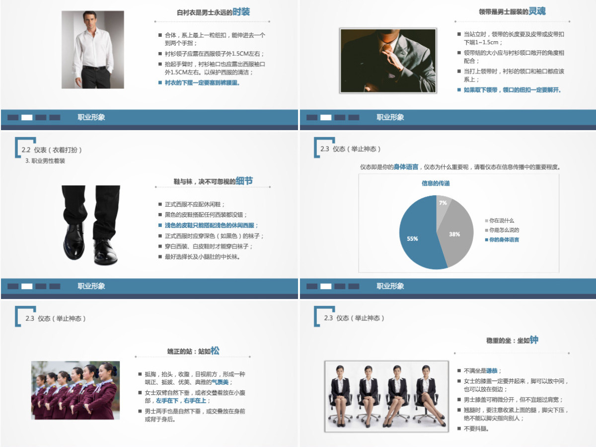 商务礼仪培训知识ppt模板幻灯片 商务礼仪培训知识ppt模板幻灯片
