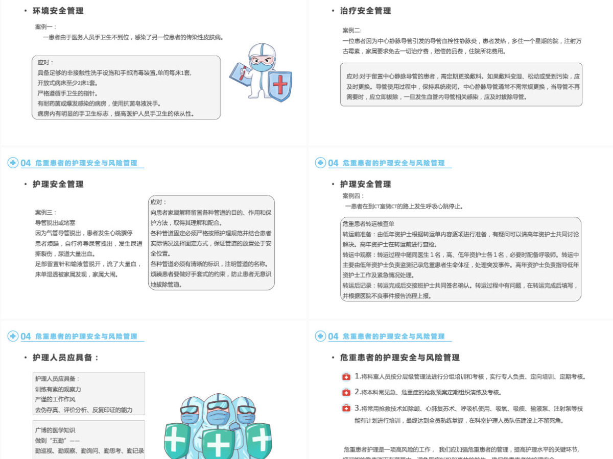 2022危重患者护理清新简约护理通用PPT 2022危重患者护理清新简约护理通用PPT