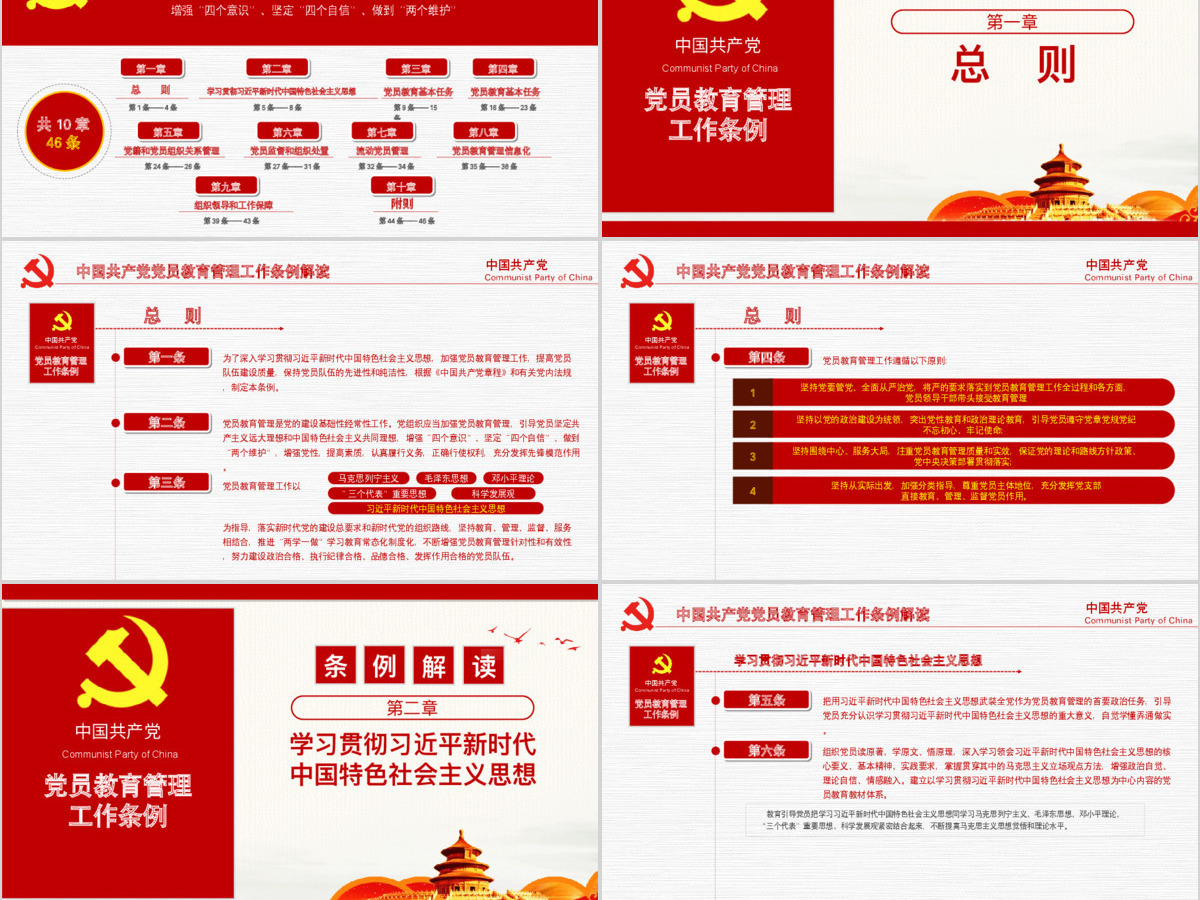 原创2019党员教育管理工作条例党政党建党委-版权可商用
