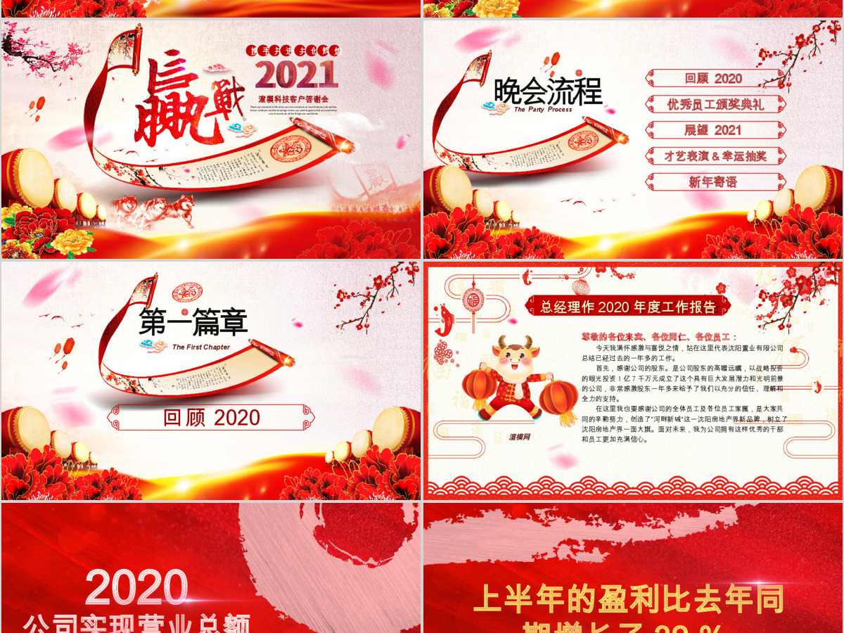 2018狗年年会开门红颁奖典礼总结ppt 2018狗年年会开门红颁奖典礼总结ppt