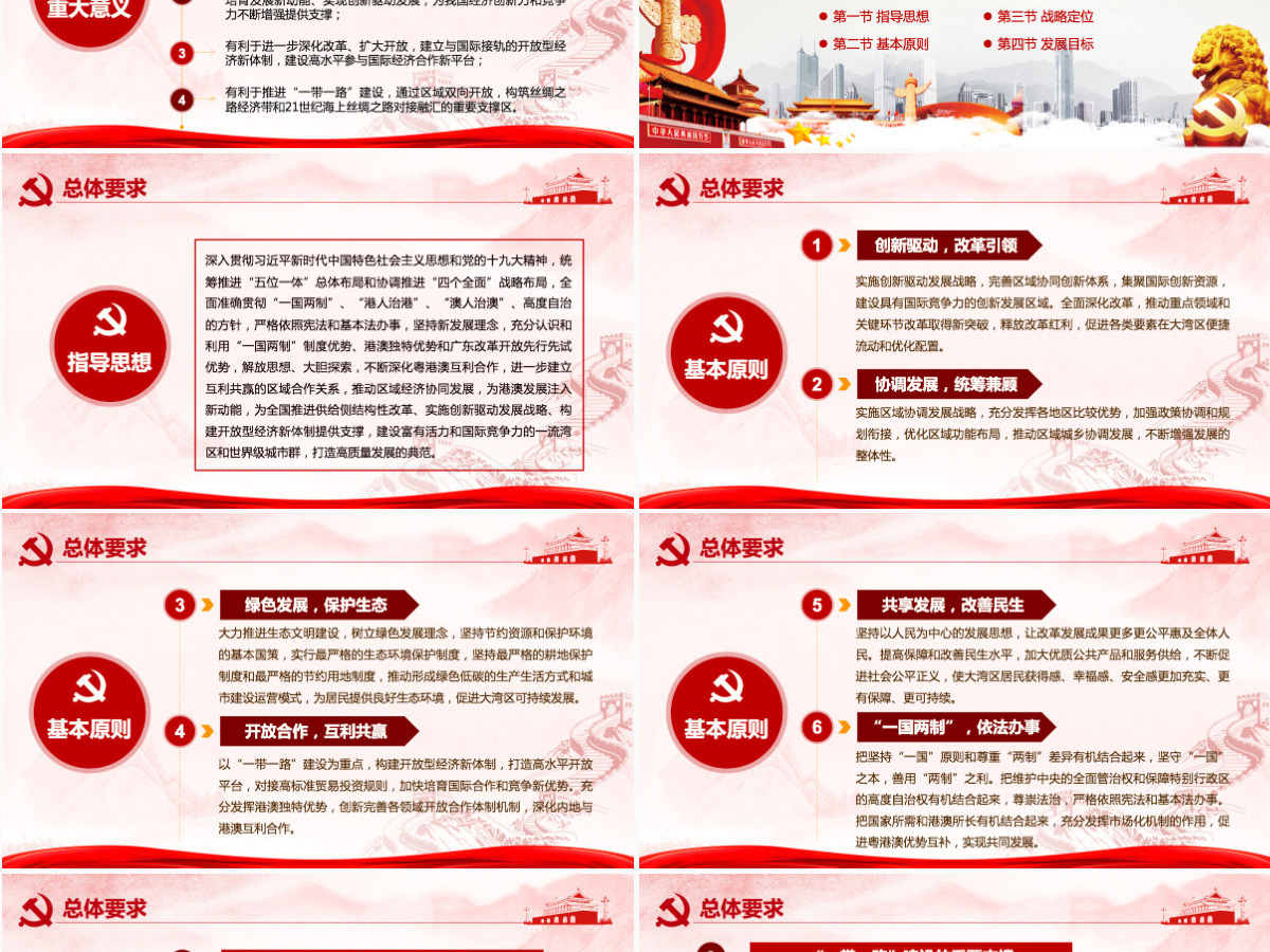 原创粤港澳大湾区发展规划纲要-版权可商用