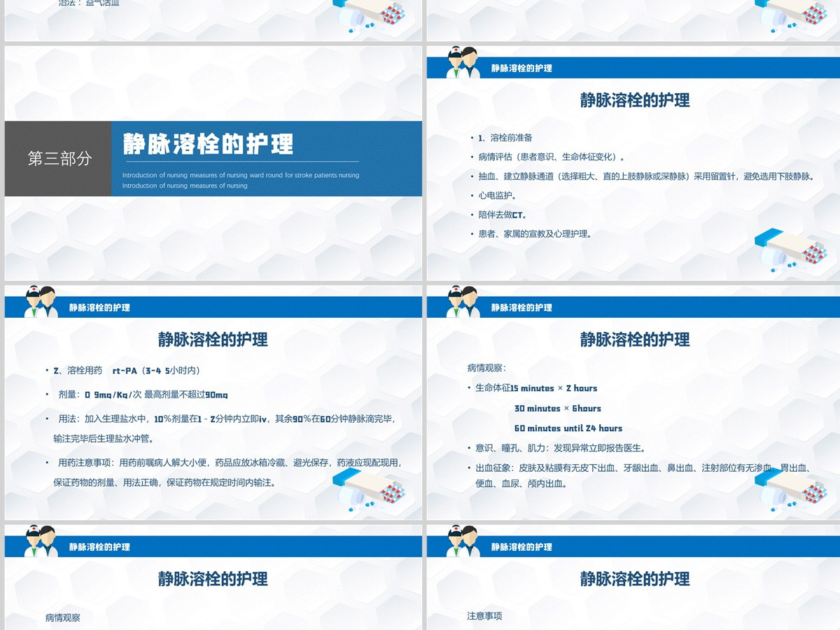 2022神经康复病区脑卒中的护理查房清新简约风护理查房通用PPT 2022神经康复病区脑卒中的护理查房清新简约风护理查房通用PPT