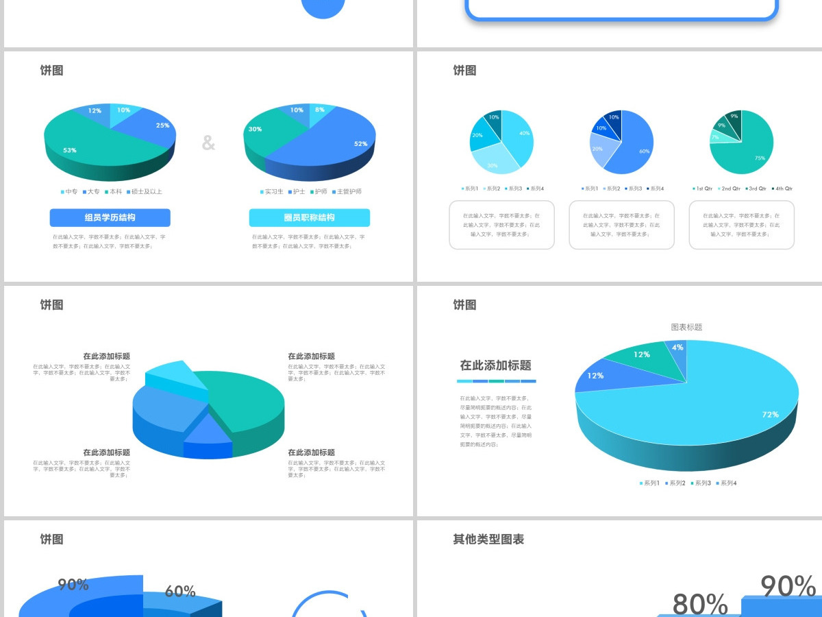 原创QC小组品管圈常用数据图表成果汇报ppt-版权可商用