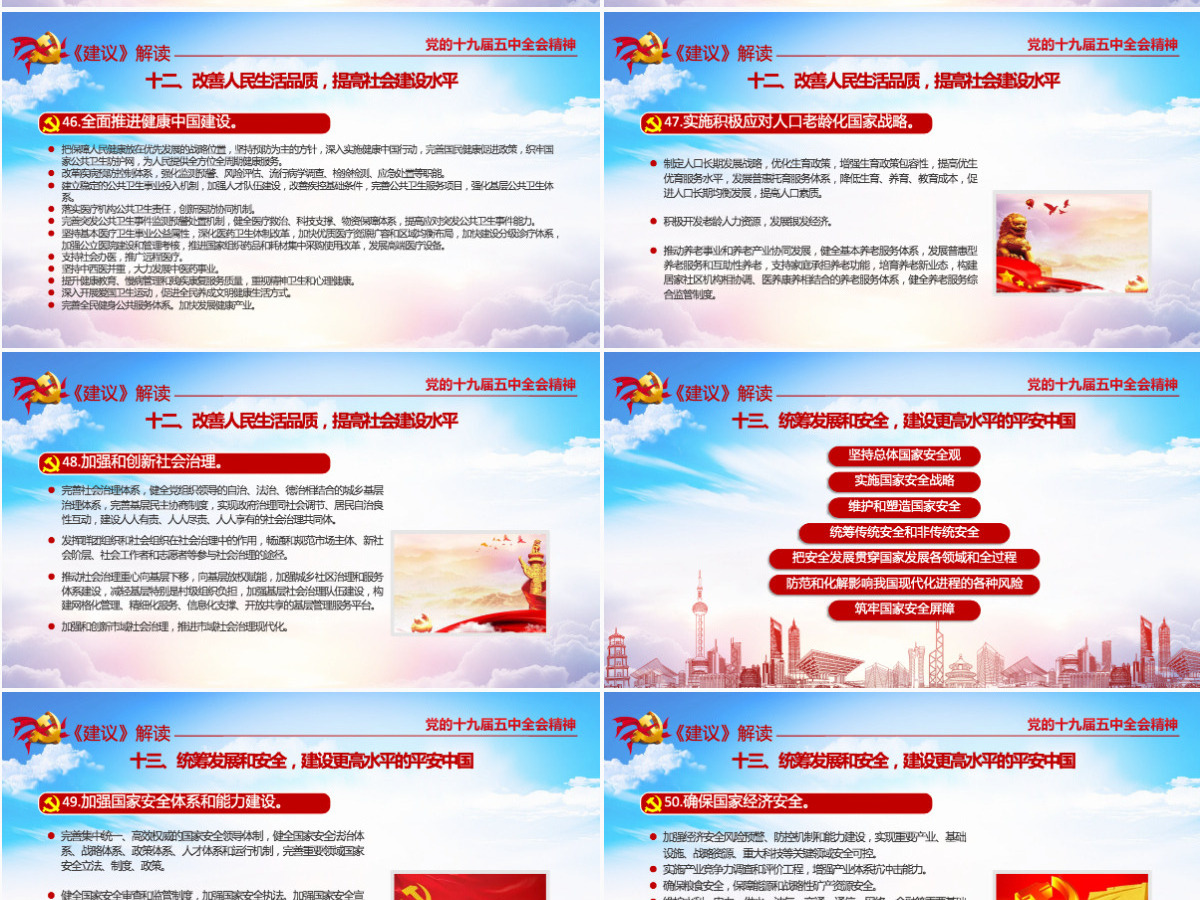 超详细十九届五中全会公报及十四五2035远景目标的建议PPT--含讲稿