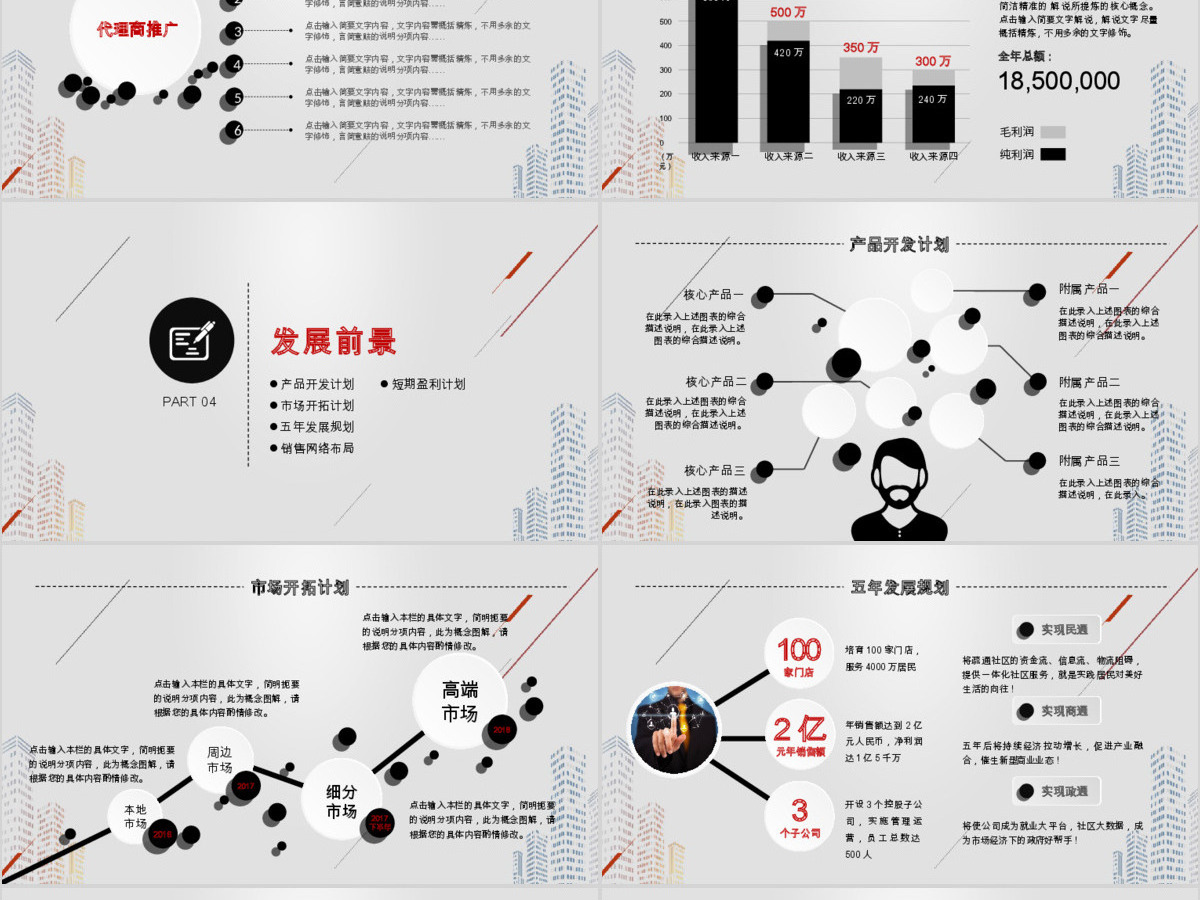 时尚风格创业计划书项目融资合作PPT