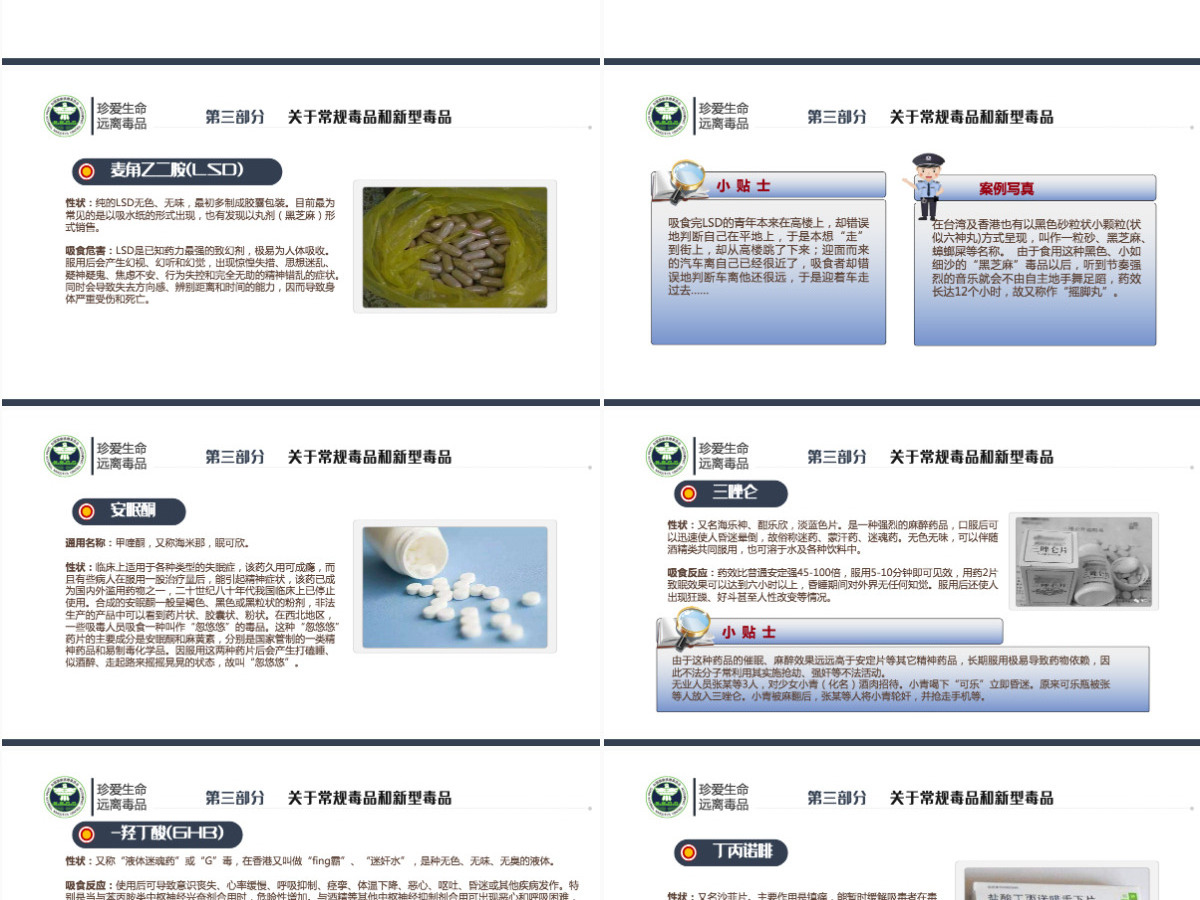 2021国际禁毒日珍爱生命远离毒品禁毒拒毒教育通用模板