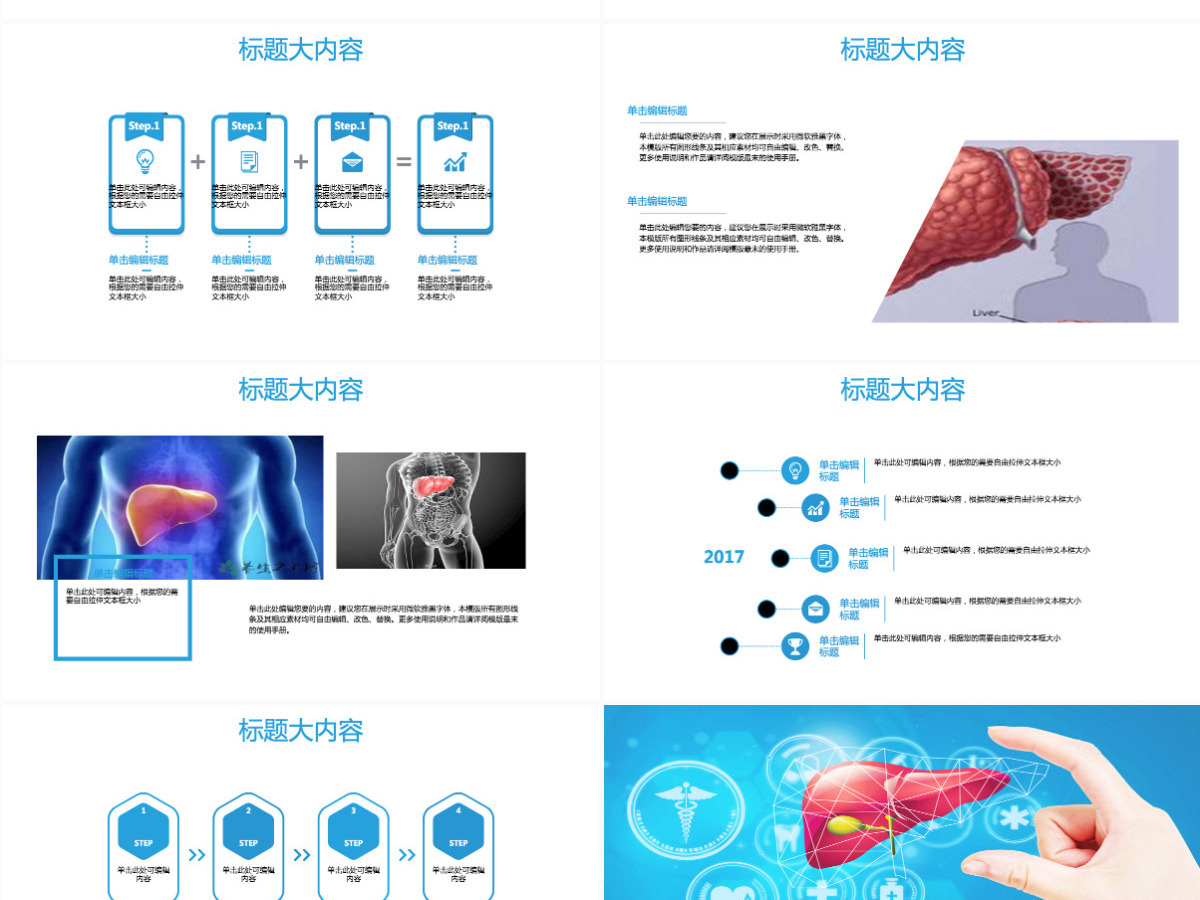 原创乙肝肝炎疾病治疗与预防方案PPT封含PS-版权可商用