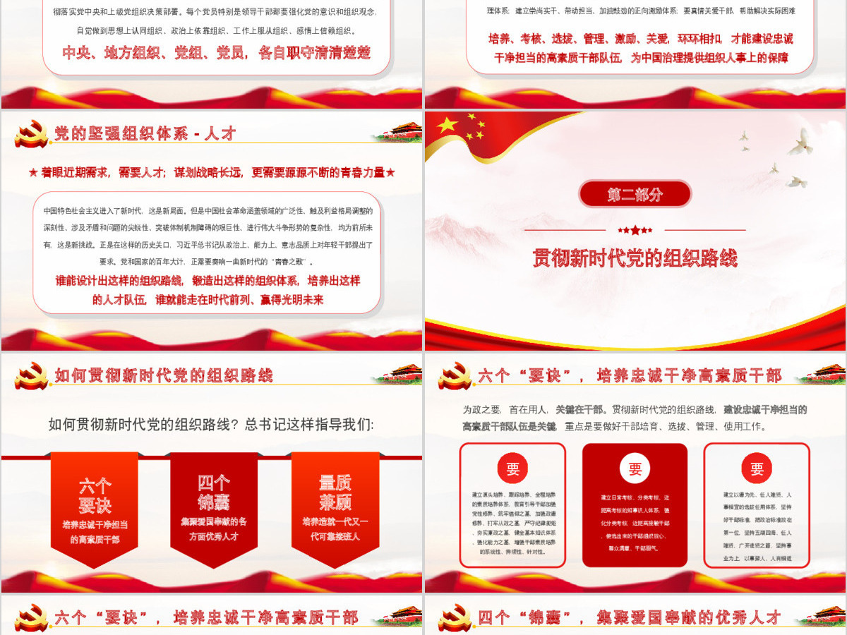 党课贯彻新时代党的组织路线PPT学习党组织工作会议PPT 党课贯彻新时代党的组织路线PPT学习党组织工作会议PPT
