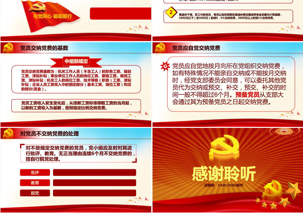 原创基层党建工作制度建设党课学习培训PPT-含讲稿