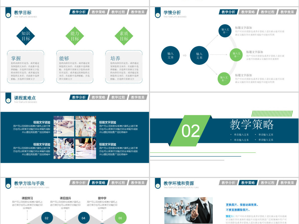 商务风信息化教学设计教师说课公开课PPT模板 商务风信息化教学设计教师说课公开课PPT模板