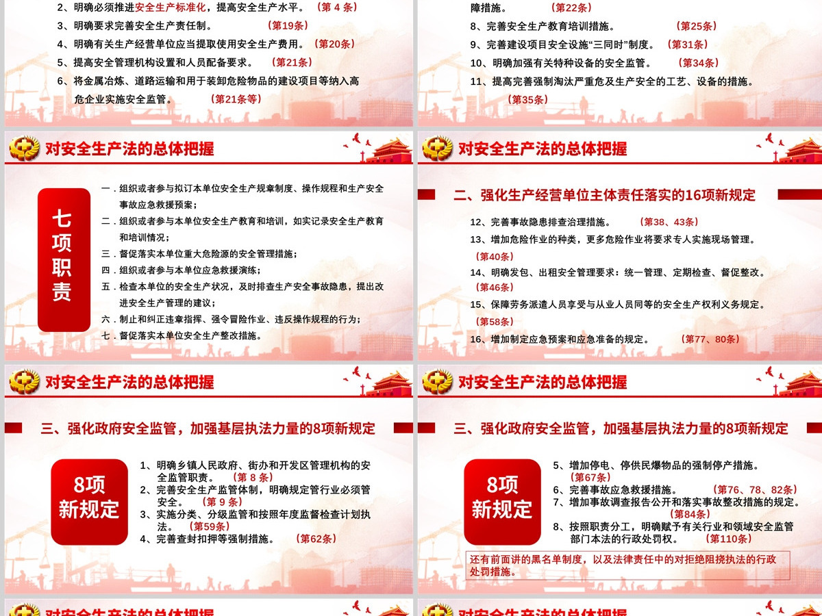 新版《中华人民共和国安全生产法》解读学习ppt 新版《中华人民共和国安全生产法》解读学习ppt