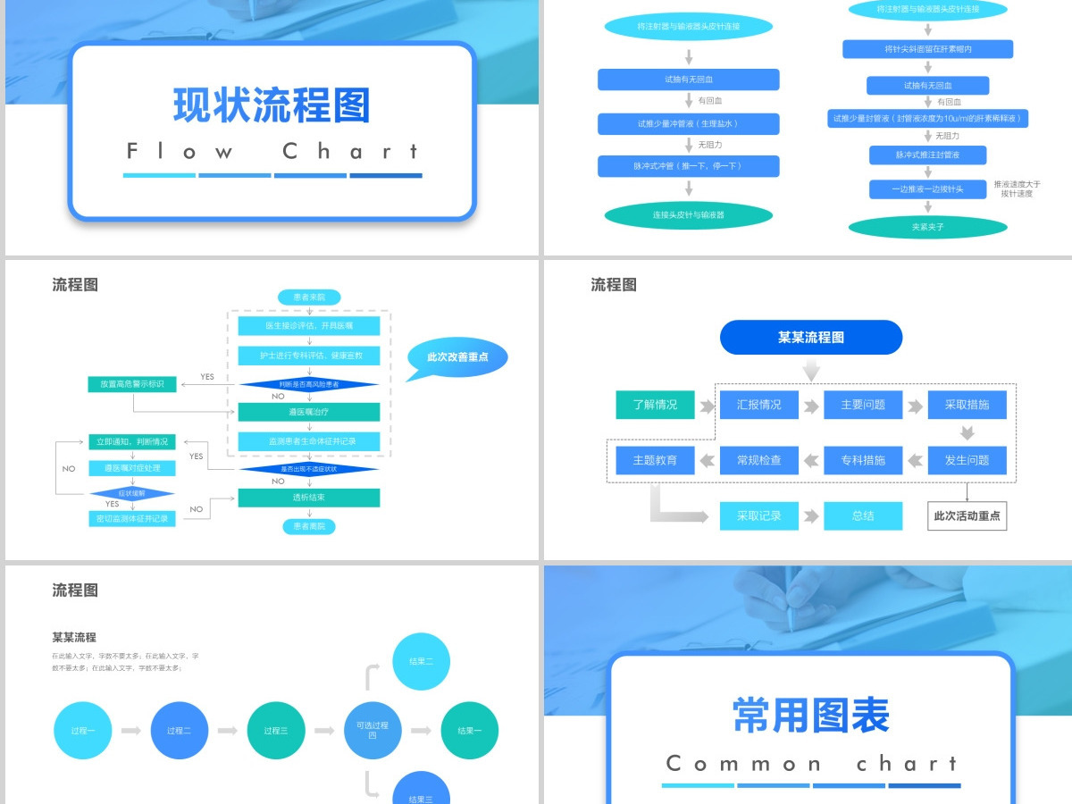 原创QC小组品管圈常用数据图表成果汇报ppt-版权可商用
