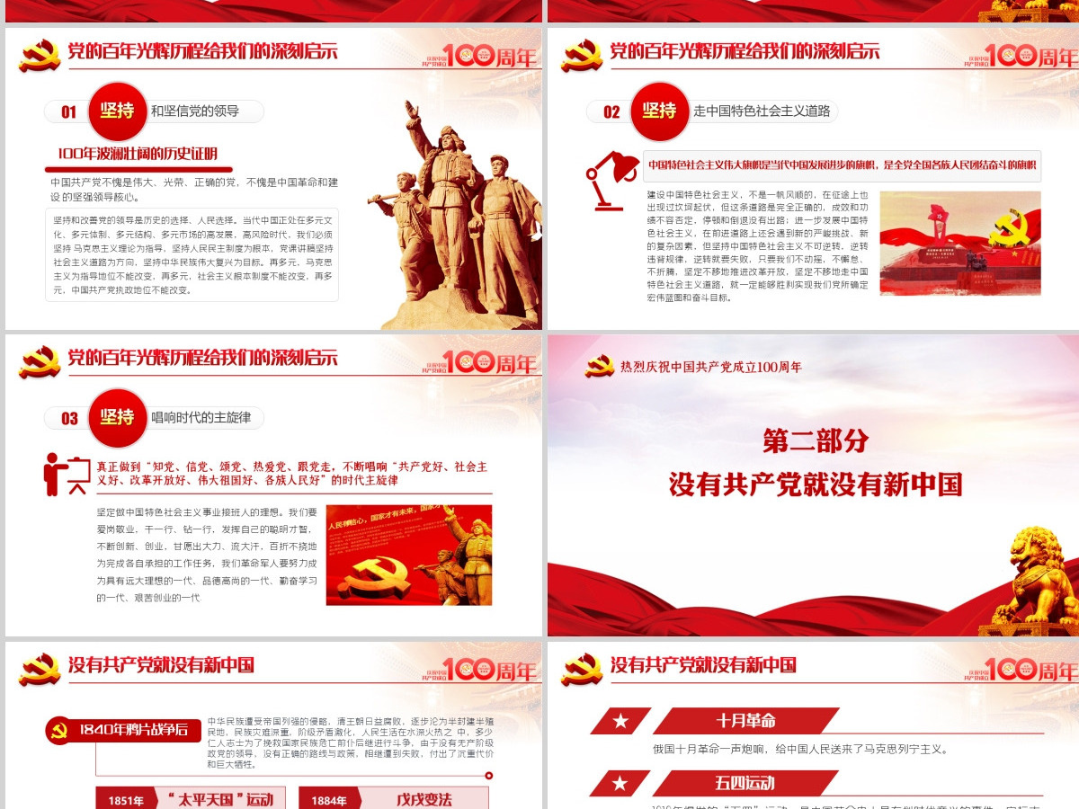忆光辉党史谋崭新征程庆祝建党100周年七一建党节专题党课PPT--含讲稿 忆光辉党史谋崭新征程庆祝建党100周年七一建党节专题党课PPT--含讲稿
