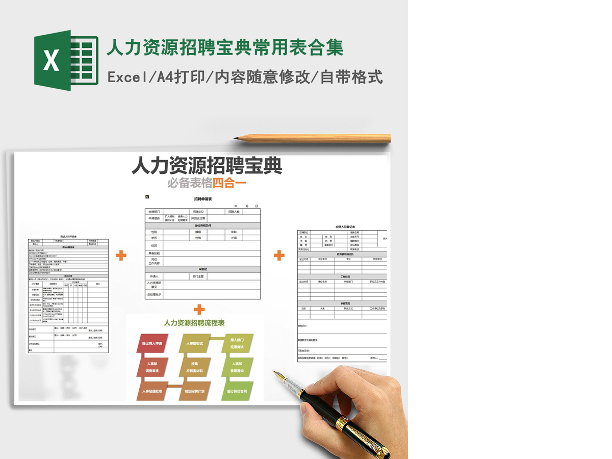2021年人力资源招聘宝典常用表合集 2021年人力资源招聘宝典常用表合集