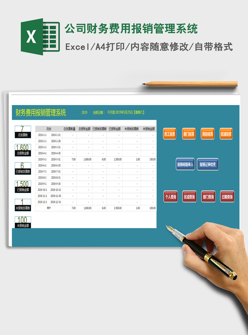 2021年公司财务费用报销管理系统