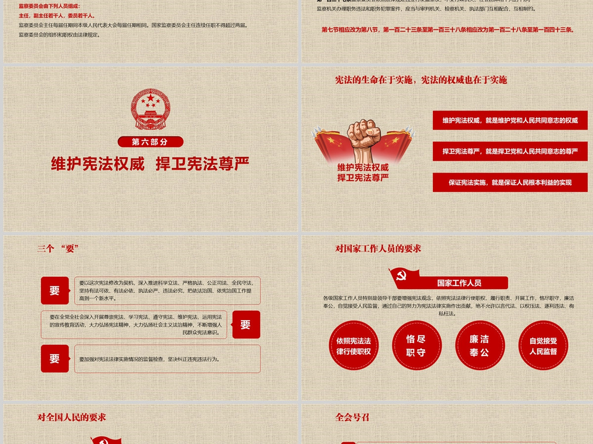 新宪法学习解读宪法修正案党课党建PPT 新宪法学习解读宪法修正案党课党建PPT