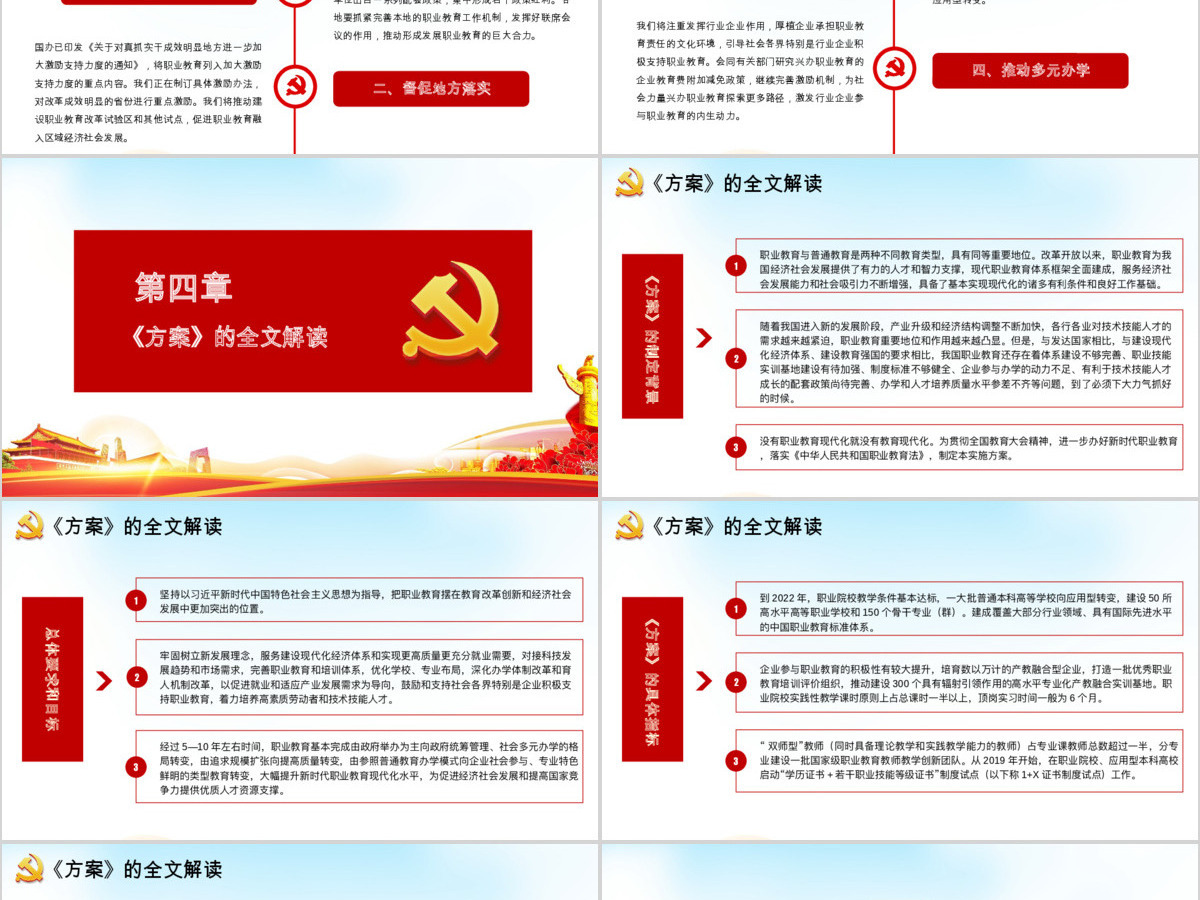 国家职业教育改革实施方案PPT 国家职业教育改革实施方案PPT