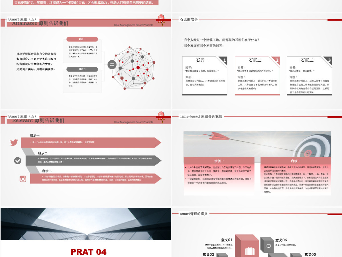 Smart原则目标管理企业管理培训课件PPT模版 Smart原则目标管理企业管理培训课件PPT模版