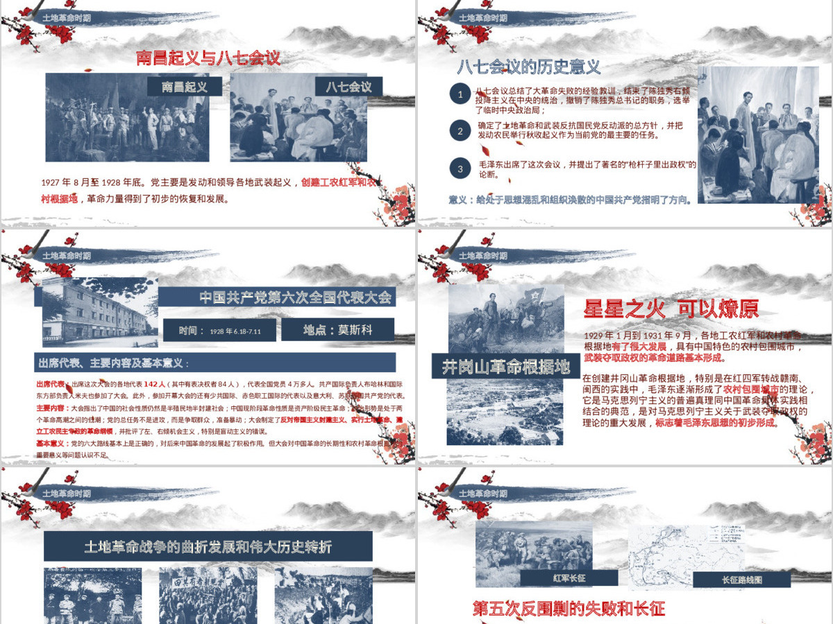 2019党史党课学习中国共产党PPT模板 2019党史党课学习中国共产党PPT模板