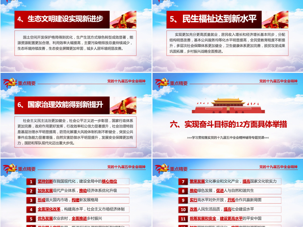 超详细十九届五中全会公报及十四五2035远景目标的建议PPT--含讲稿
