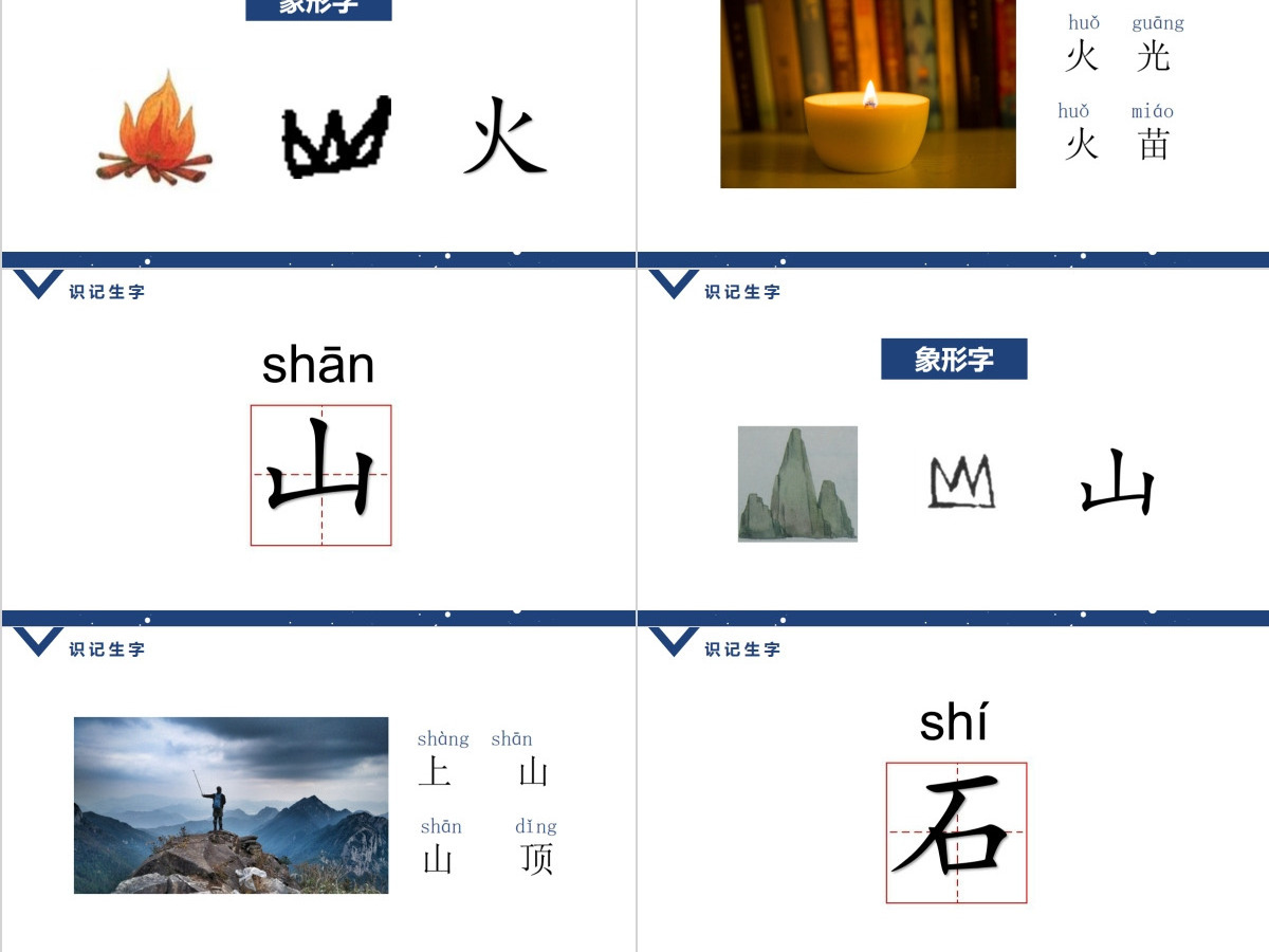 人教版小学一年级语文上册第一章识字(一):第四课——日月水火(含配套教案)课件PPT 人教版小学一年级语文上册第一章识字(一):第四课——日月水火(含配套教案)课件PPT