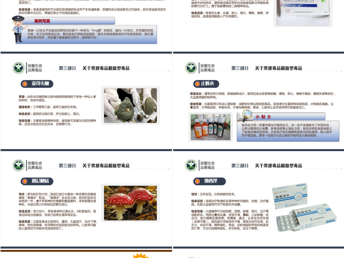 2021国际禁毒日珍爱生命远离毒品禁毒拒毒教育通用模板