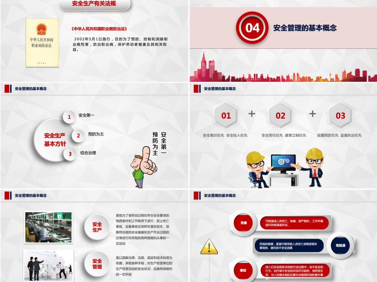 企业安全生产管理培训PPT模板