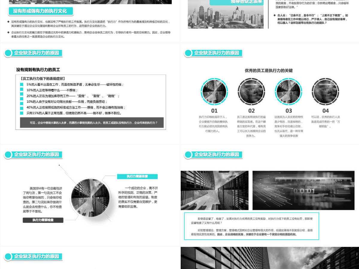 精选企业员工执行力培训PPT