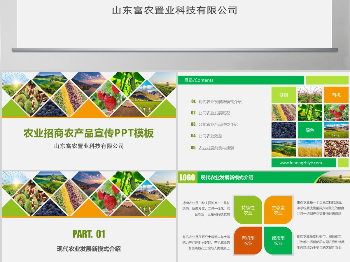 农业招商农产品宣传PPT