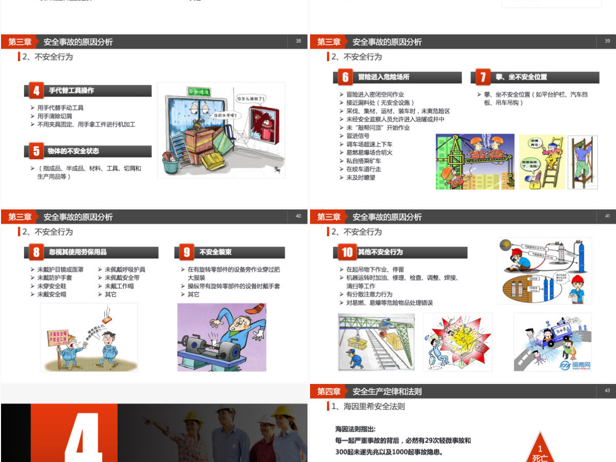员工安全教育安全生产安全管理培训PPT