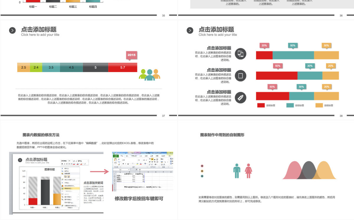 财务报表数据统计分析PPT理财业绩汇报