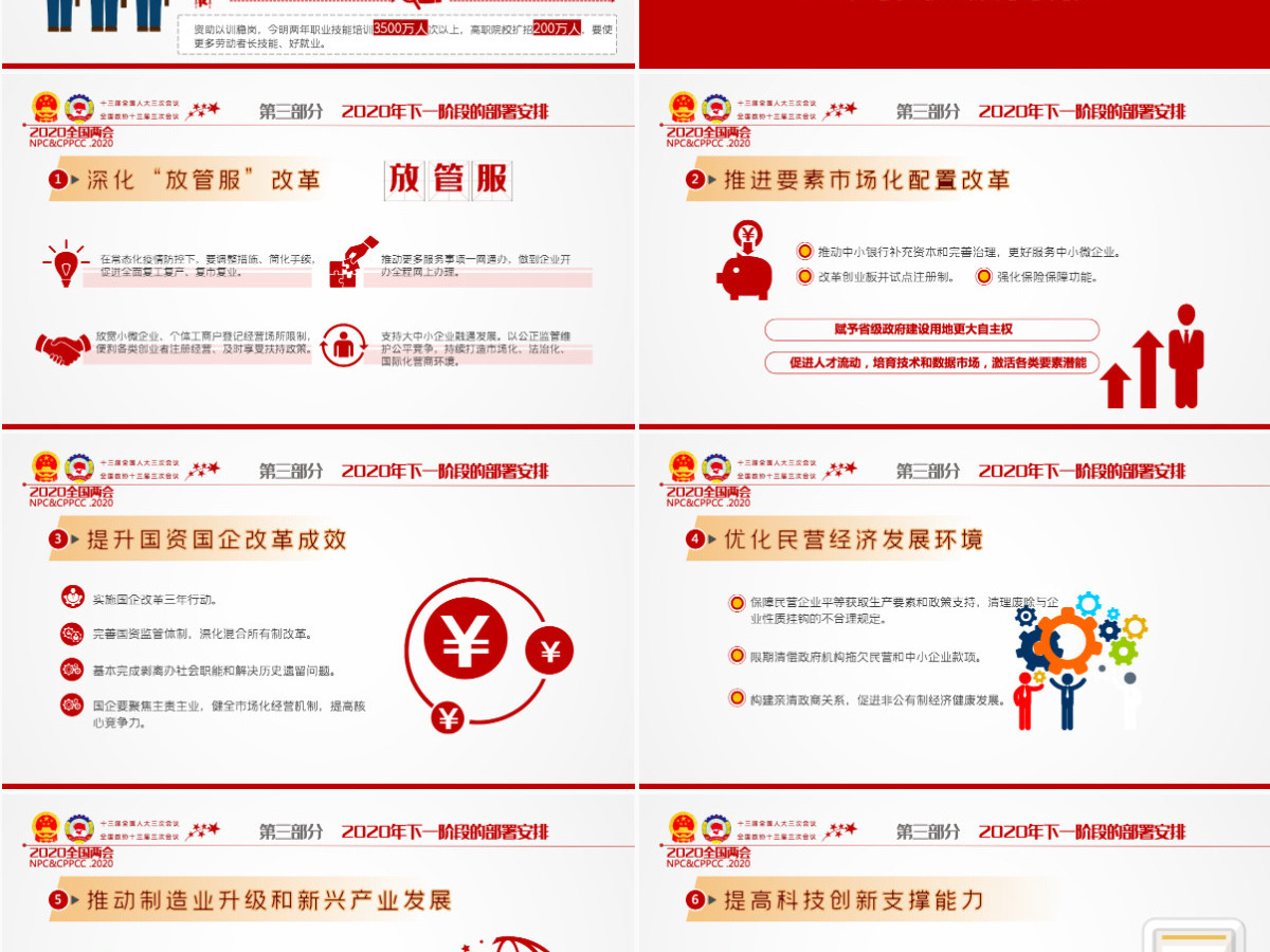 2020年风雨无阻奋勇向前全国两会政府工作报告详细解读党政党建党课ppt 2020年风雨无阻奋勇向前全国两会政府工作报告详细解读党政党建党课ppt