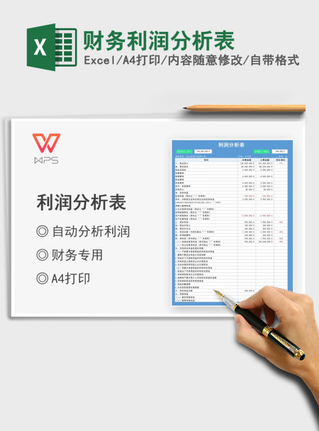 2021年财务利润分析表