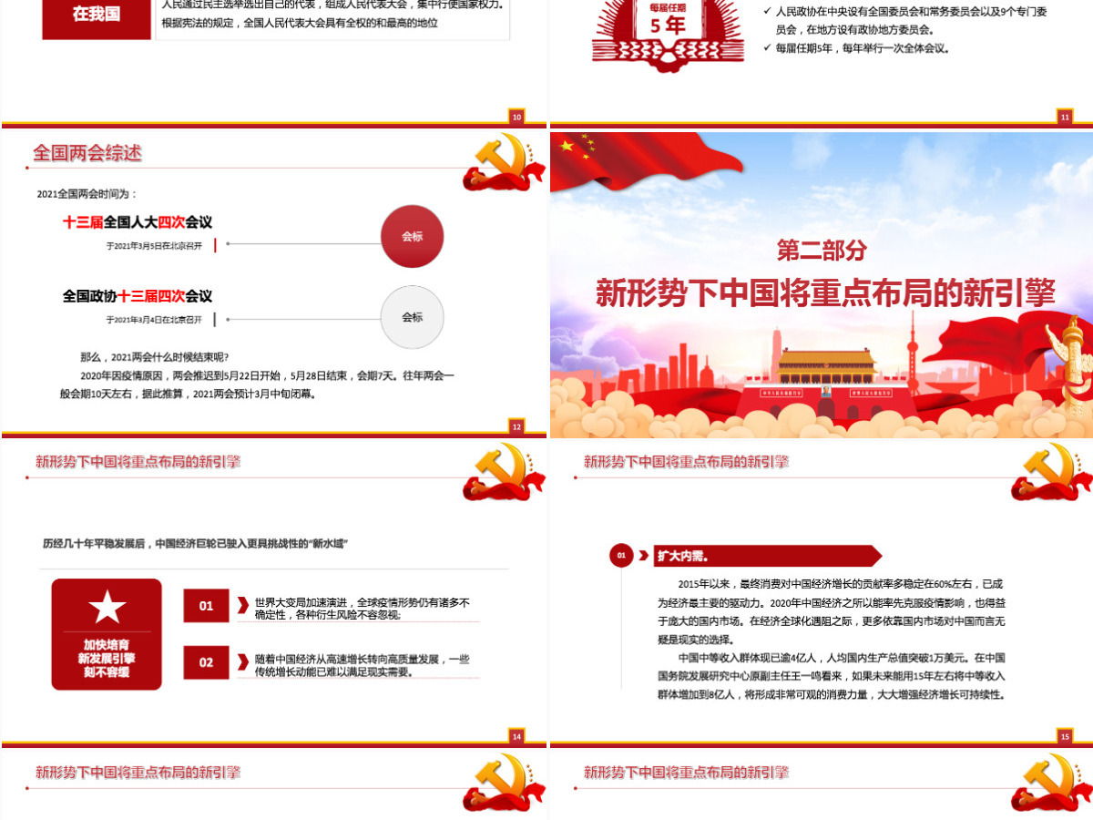 2021聚焦两会共圆百年梦奋进新征程-含讲稿 2021聚焦两会共圆百年梦奋进新征程-含讲稿