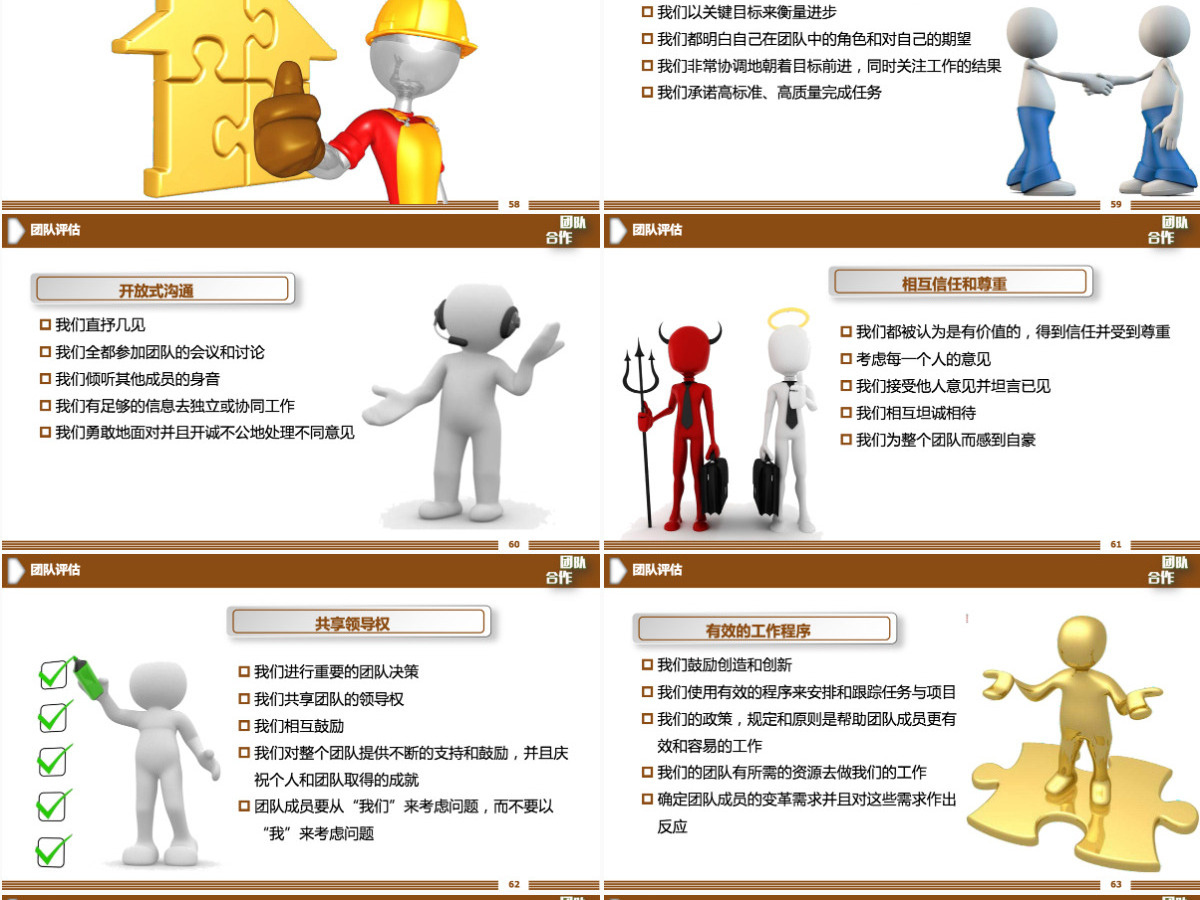团队建设服务礼仪培训PPT模板 团队建设服务礼仪培训PPT模板