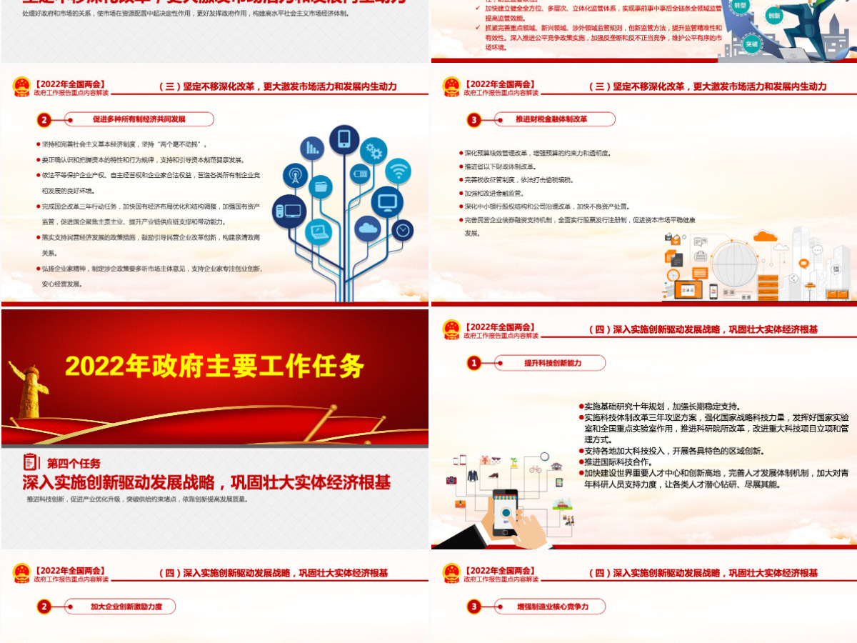 奋进新征程建功新时代红色大气深入学习贯彻全国两会精神党课课件PPT-含讲稿 奋进新征程建功新时代红色大气深入学习贯彻全国两会精神党课课件PPT-含讲稿