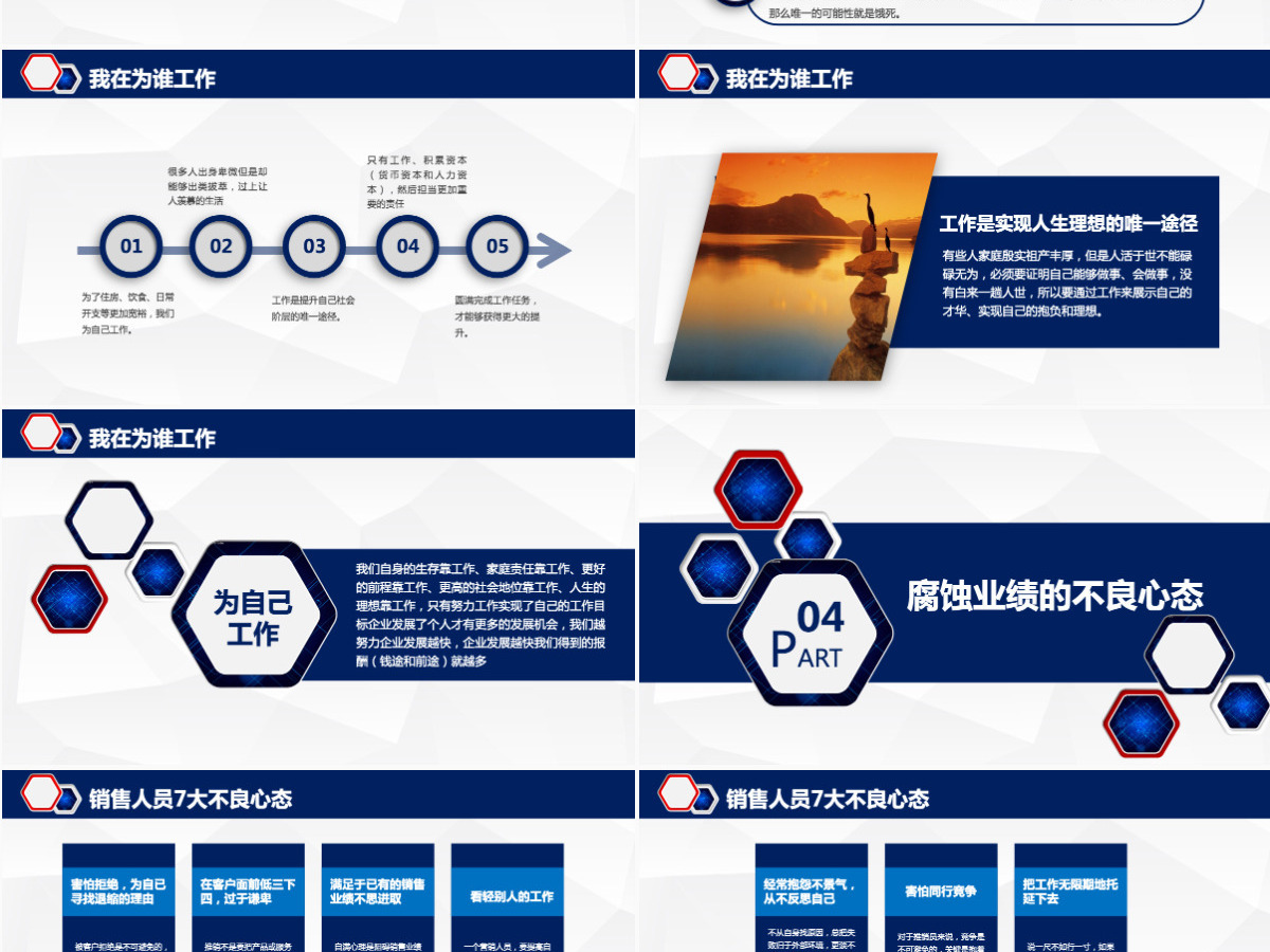原创实用企业公司销售人员心态培训管理课件PPT