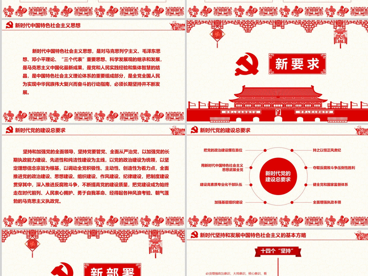 喜迎党的十九大砥砺奋进的五年PPT