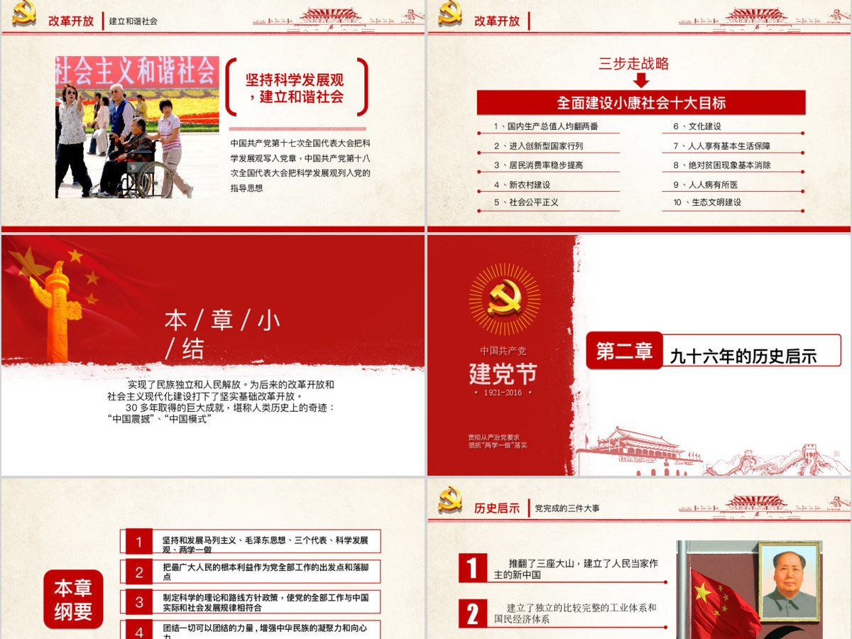 建党节PPT模板党的生日党课 建党节PPT模板党的生日党课