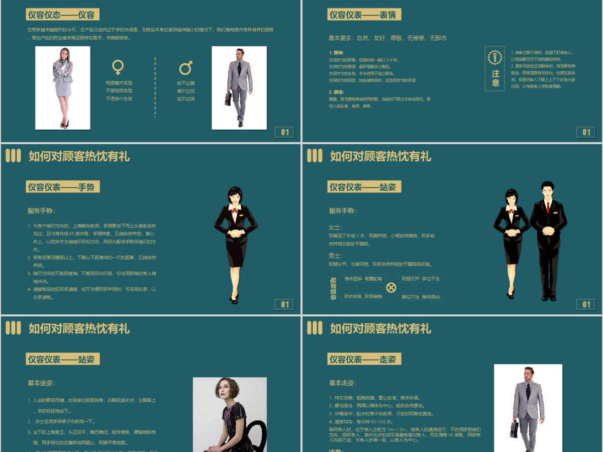 销售/客服服务礼仪培训PPT