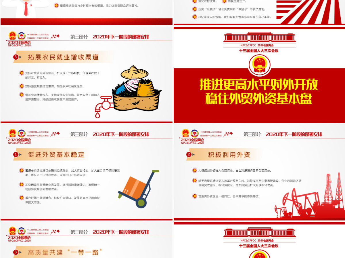 2020年风雨无阻奋勇向前全国两会政府工作报告详细解读党政党建党课ppt 2020年风雨无阻奋勇向前全国两会政府工作报告详细解读党政党建党课ppt