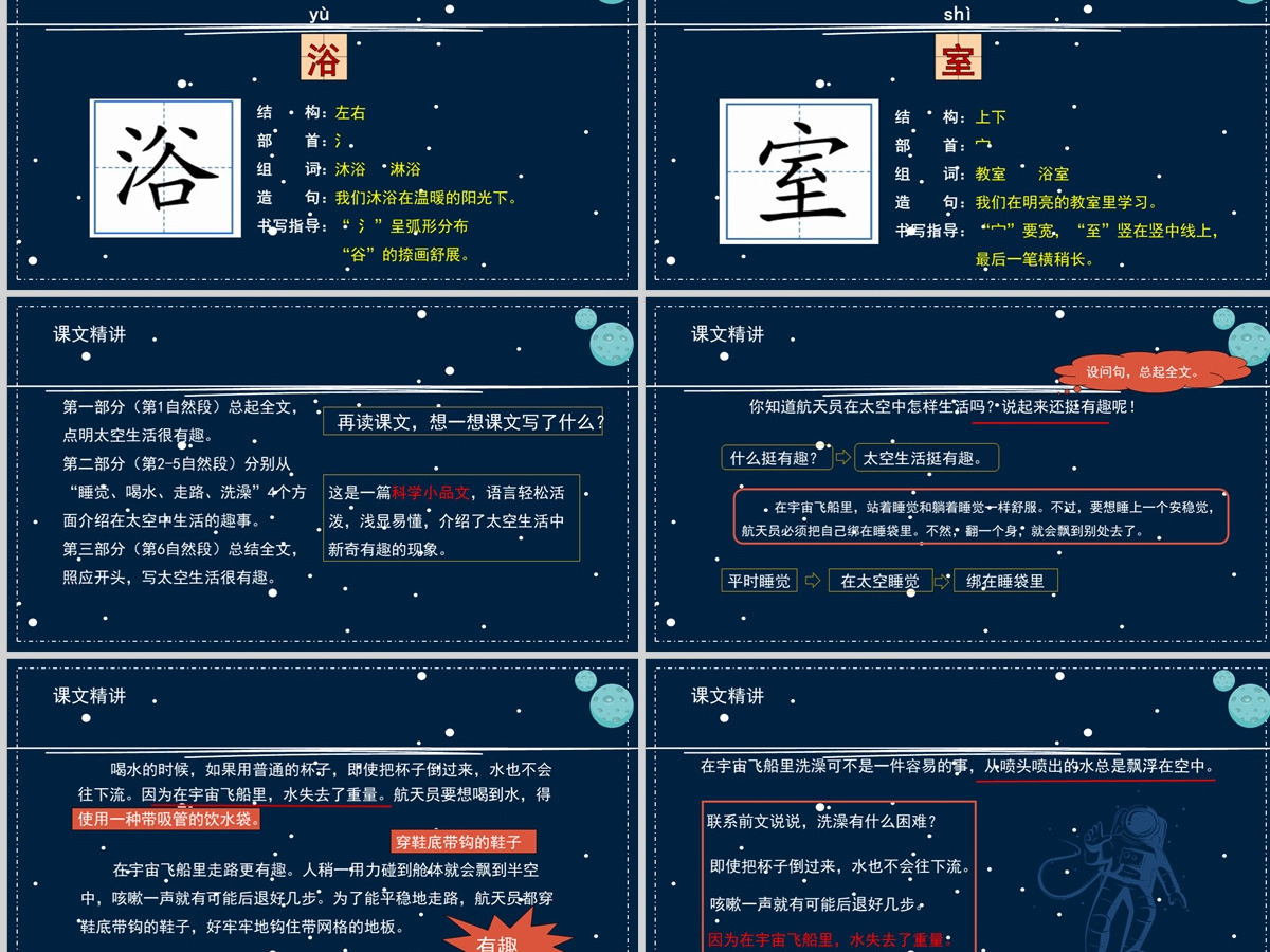 2022太空生活趣事多课文第18课小学二年级语文下册部编人教版教学课件PPT 2022太空生活趣事多课文第18课小学二年级语文下册部编人教版教学课件PPT