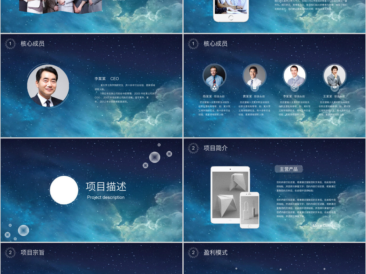 动态星空ios项目融资商业计划书ppt 动态星空ios项目融资商业计划书ppt