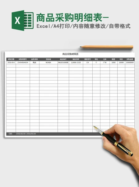 2021年商品采购明细表- 2021年商品采购明细表-