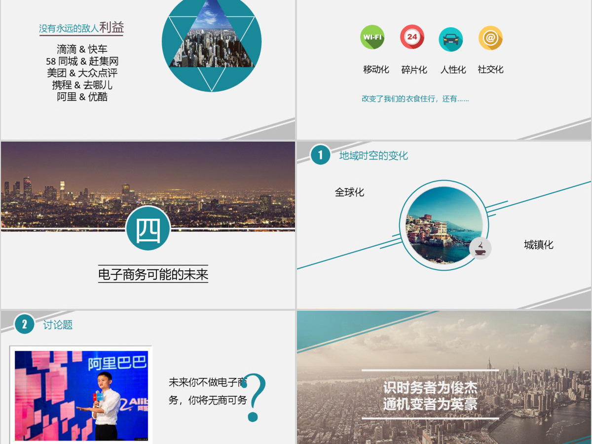 电商的现状与未来发展趋势商务培训课件ppt模板 电商的现状与未来发展趋势商务培训课件ppt模板