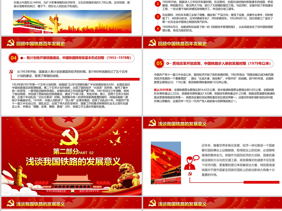 学习百年党史争做开路先锋党课PPT