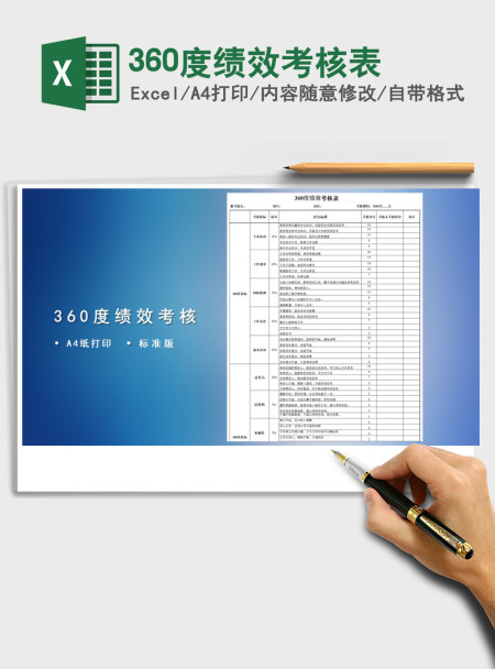 2021年360度绩效考核表