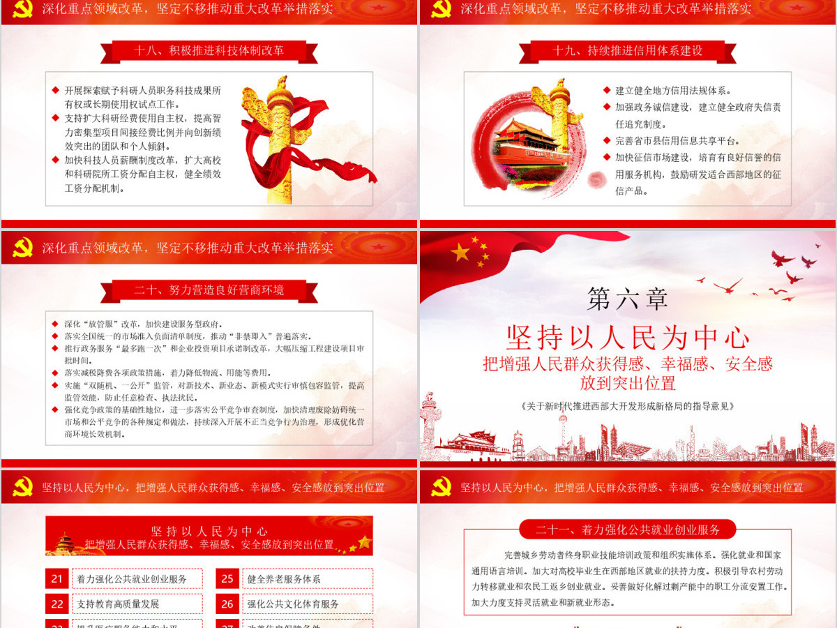 党课学习关于新时代推进西部大开发形成新格局的指导意见PPT 党课学习关于新时代推进西部大开发形成新格局的指导意见PPT