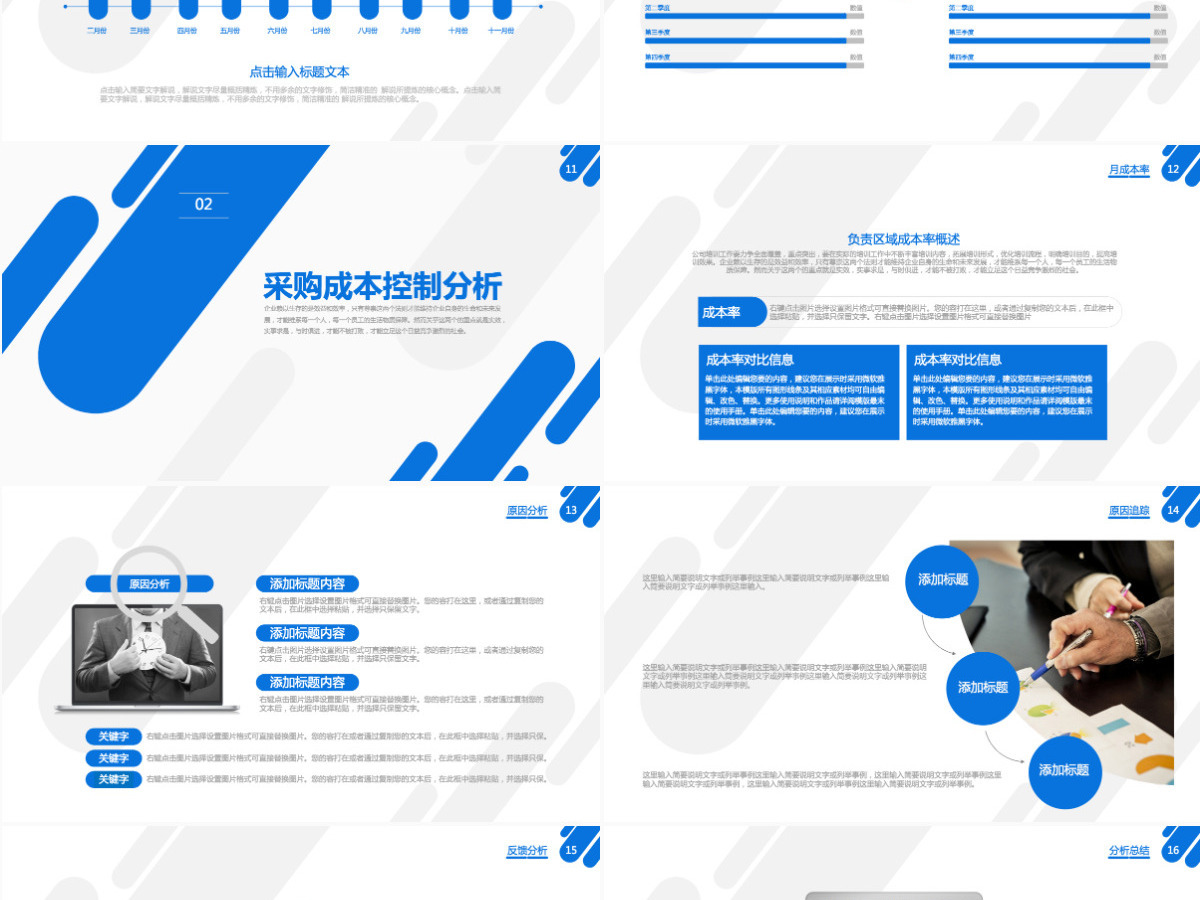 采购工作汇报工作回顾PPT