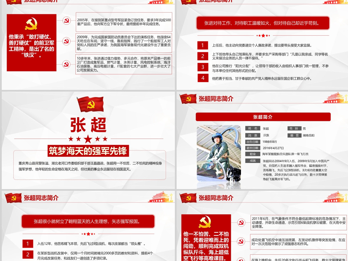 原创郑德荣等7名同志全国优秀共产党员事迹PPT 原创郑德荣等7名同志全国优秀共产党员事迹PPT